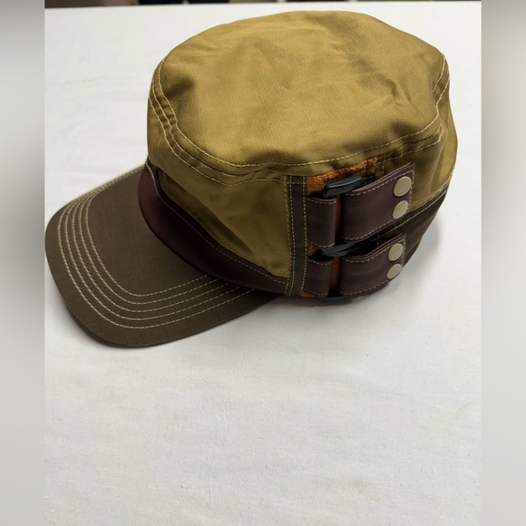 Gracehats Brown and Tan Men's Cadet Cap - Picture 1 of 10
